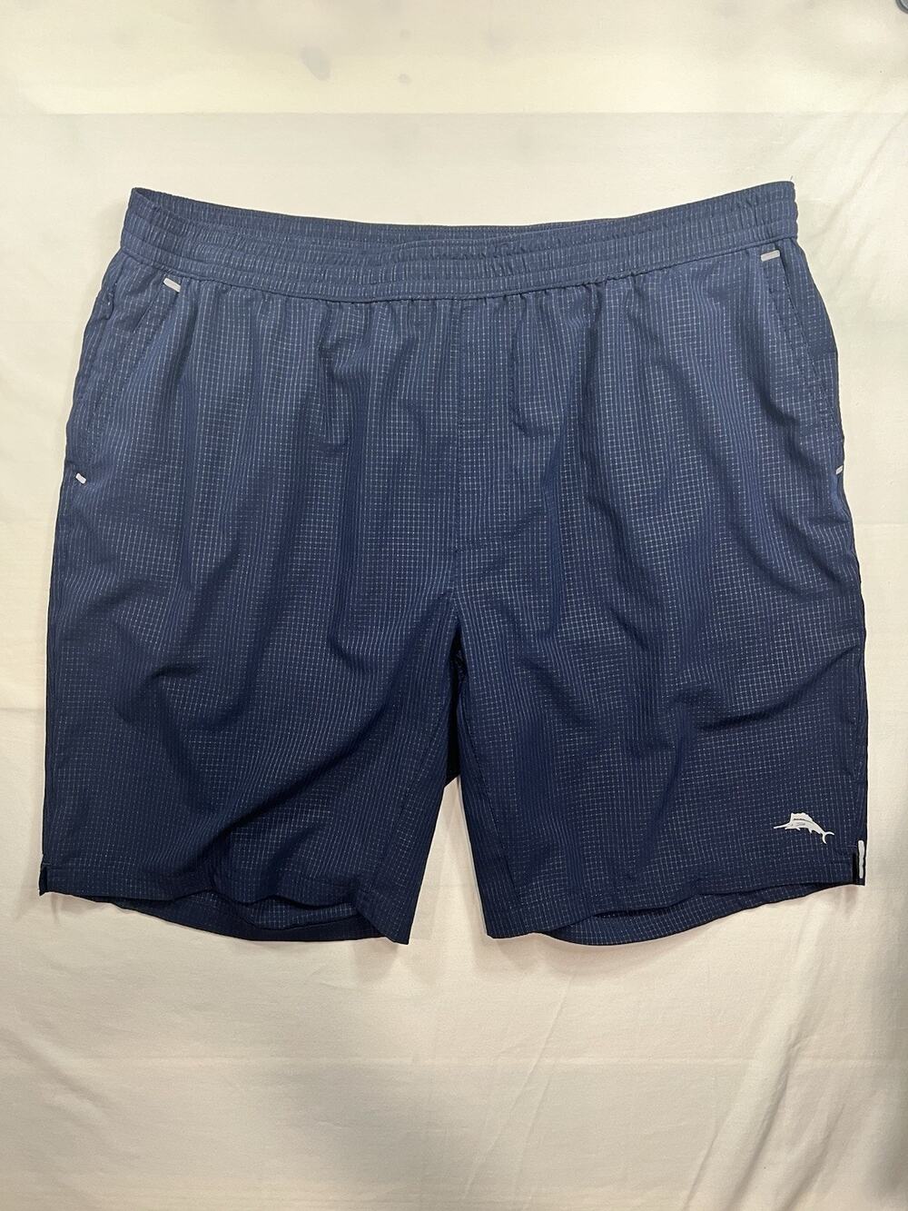 Tommy Bahama Shorts Men XL Island Zone Athletic Elastic Waist Lined Hybrid Gym